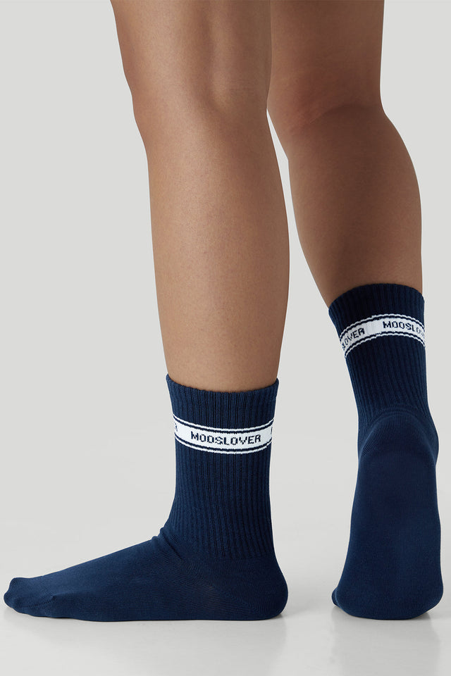 MOOSLOVER Jacquard-Socken mit Logo