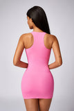 Ribbed Midi Bodycon Dress