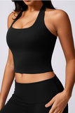 Top casual con cuello halter