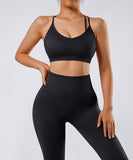 Asymmetrical Straps Sport Bras