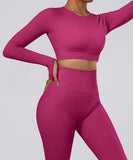 Long Sleeves Seamless Sport Top