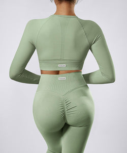 Long Sleeves Seamless Sport Top