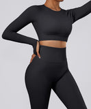 Long Sleeves Seamless Sport Top