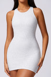 Ribbed Midi Bodycon Dress